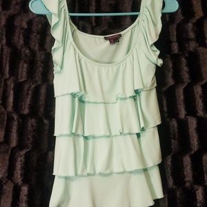 Takara mint green dress top